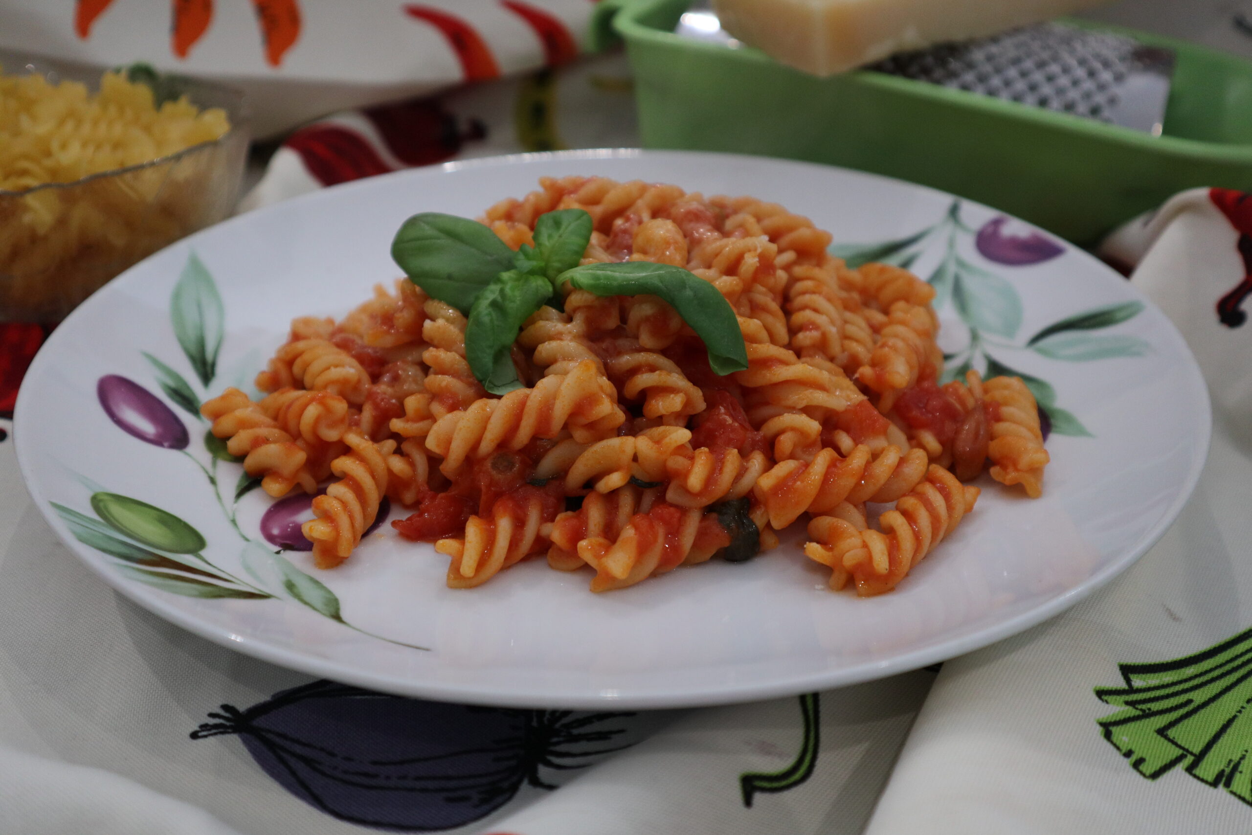 Tomatoes Fusilli Pasta