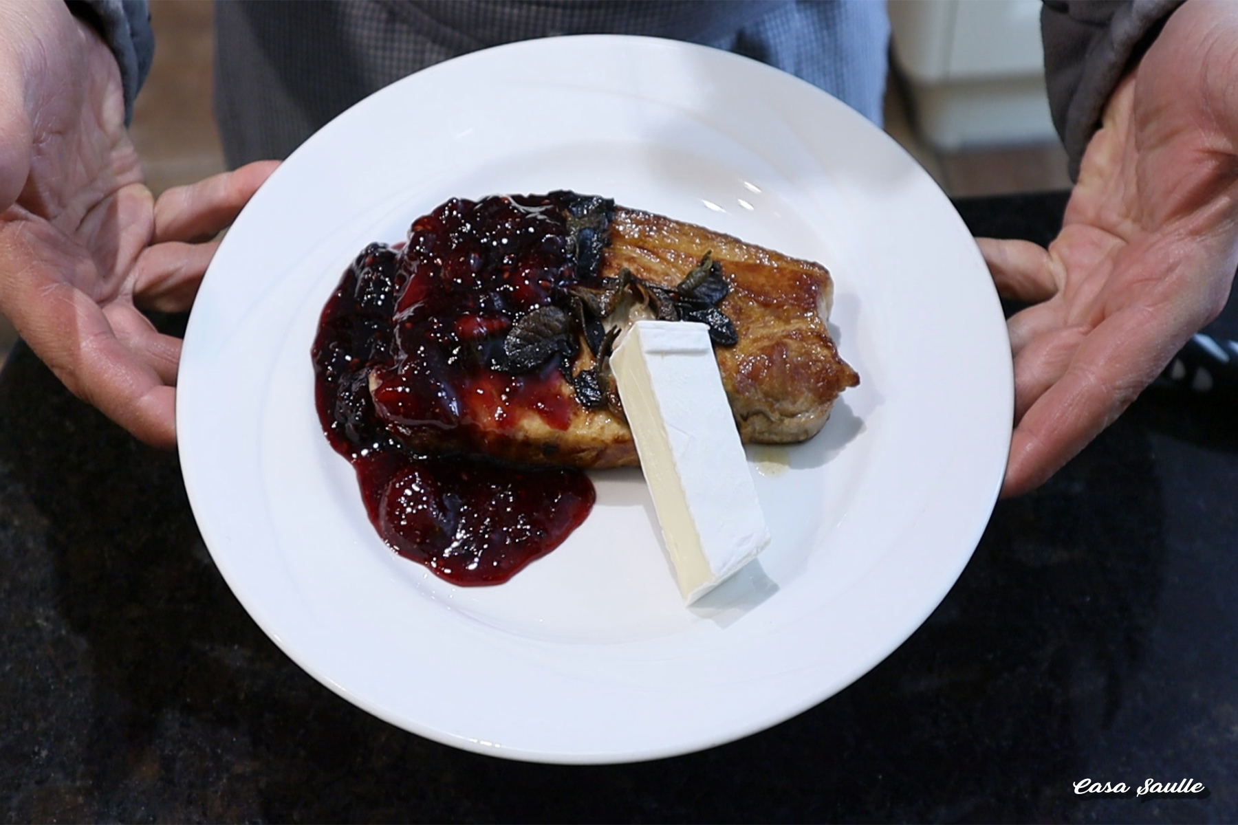 Pork Chop with Mixed Berry Jam