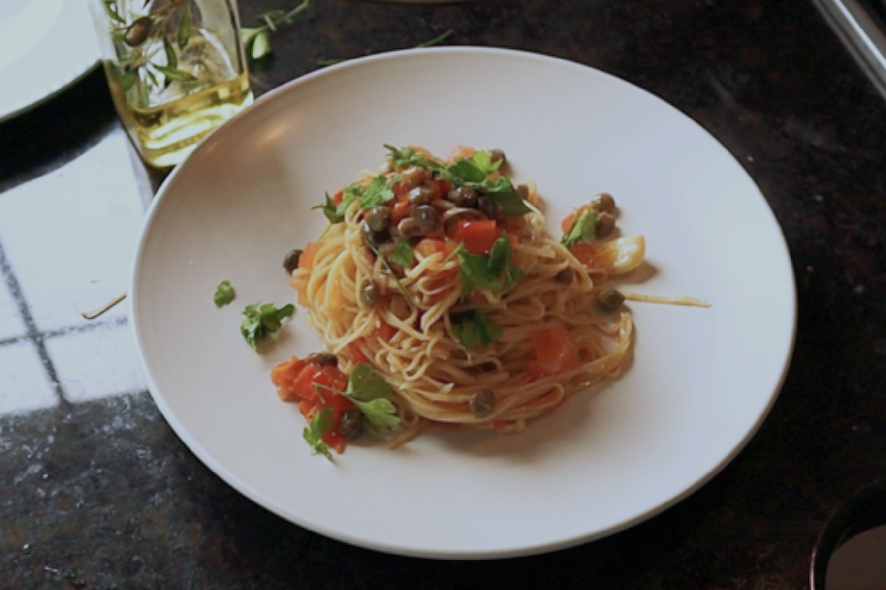 Poorman Eggs Spaghetti